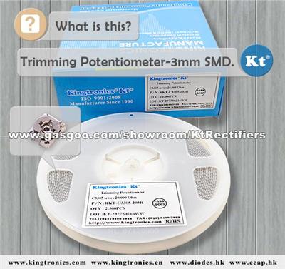 Kt Kingtronics RKT-C3305 Trimming Potentiometer -3mm SMD Cross Reference