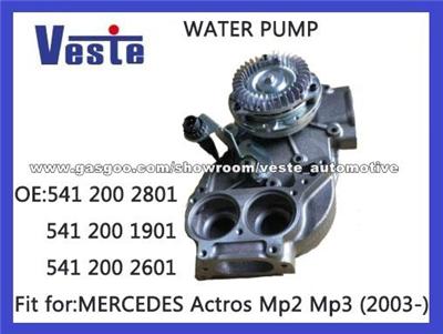 Water Pump For MERCEDES Actros Mp2 Mp3 03- 5412002801