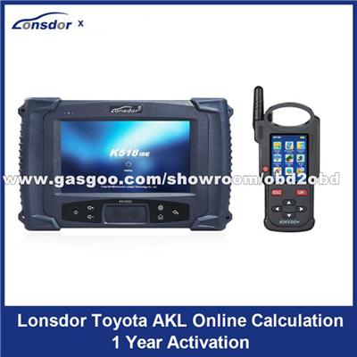 Lonsdor Toyota AKL Online Calculation 1 Year Activation For K518ISE K518S & KH100+