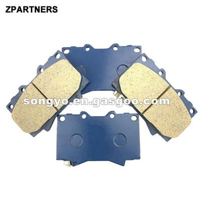 Auto Parts Front Ceramic Brake Pads For Toyota Land Cruiser 04465-60230