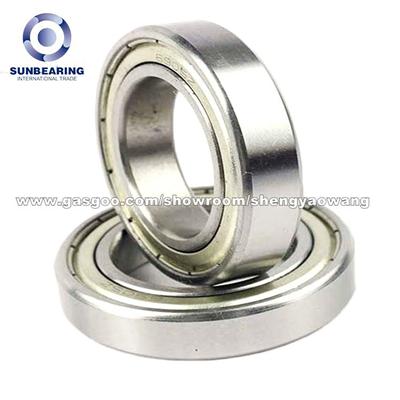 6016 Deep Groove Ball Bearing 80*125*22mm Single Row