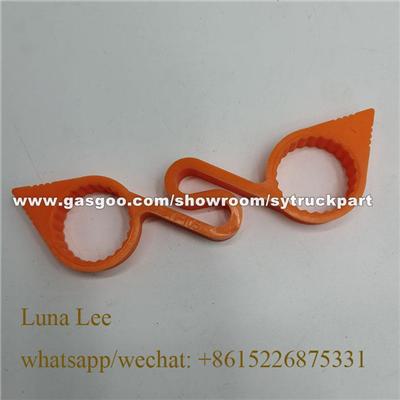 12 X Bright LINKED Wheel Nut Indicator 33mm- Heavy Duty Plastic