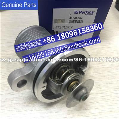 4133L507 4133L501 Perkins Thermostat / Connection For 1104D-44 CAT C4.4/Genuine Original Engine Parts