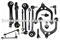 20 Pc Complete Suspension Kit For Dodge Chysler 300 Charger Challenger Magnum RW - img3