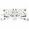 FRONT SUSPENSION WISHBONE TRACK CONTROL ARMS KIT 20MM BALL JOINTS FOR AUDI A4 A6 - img3