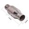 Universal Catalytic Converter High Flow Stainless Steel Spun CAT 425250 - img1