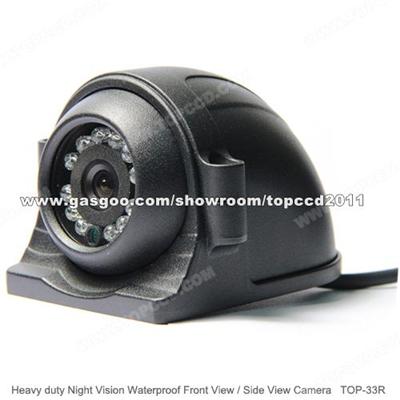 Heavy Duty Night Vision Waterproof Front View / Side View Camera (TOP-33R)