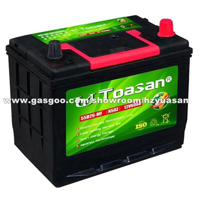 Car Battery L*W*H*TH=260*173*204*220mm