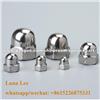 Wheel Nut Covers - Chrom Polished Stainless Steel Flanged Lug Nut Caps M4 M5 M6 M8 M10 M12 M14 M16 M18 M20 M22 M24