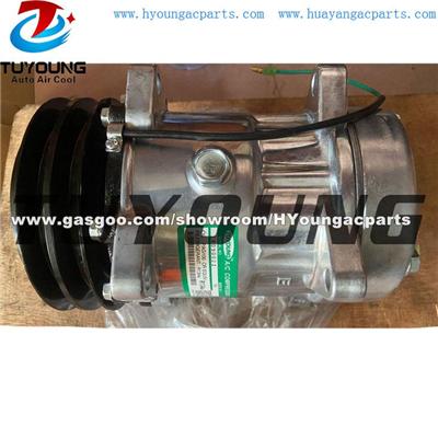 Air Compressor SD7H15 4435 Auto A/C Car Conditioner For Volvo Truck 24v 2pk