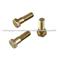 Factory Non Standard Automotive Bolts And Nuts Metric Grade 8 With Golden Zinc Coating