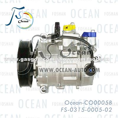 7SEU16C Air Condtioning Compressor For Audi Q5(8R)-3.2FSi (2009-) 8E0260805BD FS-0315-0005-02 CO0005B