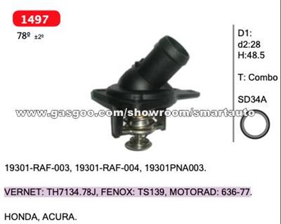 Combo Thermostat For HONDA, ACURA. 19301-RAF-003, 19301-RAF-004, 19301PNA003.