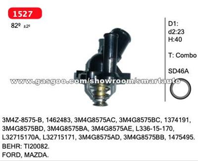 Combo Thermostat For FORD, MAZDA. 3M4Z-8575-B, 1462483, 3M4G8575AC, 3M4G8575BC, 1374191, 3M4G8575BD, 3M4G8575BA, 3M4G8575AE, L336-15-170, L32715170A,