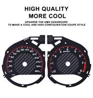 Mercedes C-Class C63 C200L, GLC260 Upgarde AMG Gauge Face. Carbon Fiber Material