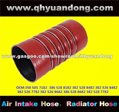 Truck Silicone Hose OEM:350 505 7182 386 528 8182 382 528 8482 382 526 8482 382 526 7782 382 526 8682 386 528 8682 382 528 7782