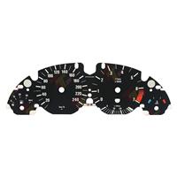 Gauge Face Overlay For BMW E38 E39 E53 X5 Instrument Cluster 240KM/H Color Black