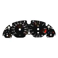 Gauge Face Overlay For BMW E38 E39 E53 X5 Instrument Cluster 320KM/H Color Black