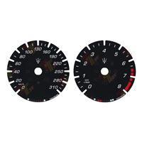 Gauge Face In Color Black For Maserati Quattroporte Levante Ghibli Instrument