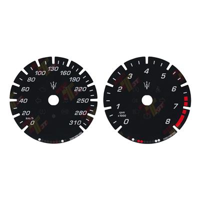 Gauge Face In Color Black For Maserati Quattroporte Levante Ghibli Instrument