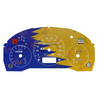 Gauge Face For Honda Fit Jazz SPOON SPORTS YOKOHAMA Instrument Cluster 220KM/H