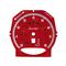 Gauge Face For Porsche911 Carrera 991/Cayenne 958/Panamera 970 Turbo 250KM/H Red - img3