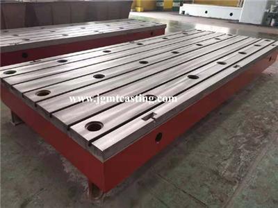 Cast Iron Floor Plate T Slot Bed Testing Table 6000*4000*250mm