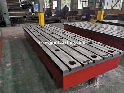 Cast Iron Assembly Plate T Slotted Floor Plates 8000*2000*250mm