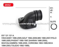 Coolant Flange For VW(CADDY 1996-2005,GOLF 1992-2009,IMD 1990-2007,POLO 1996-2005,PASSAT 1990-1997,SHARAN 1996-2000), SEAT(ALHAMBRA 1996-2000, CORDOBA