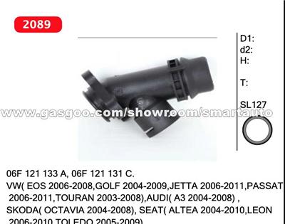 Coolant Flange For VW( EOS 2006-2008,GOLF 2004-2009,JETTA 2006-2011,PASSAT 2006-2011,TOURAN 2003-2008),AUDI( A3 2004-2008) , SKODA( OCTAVIA 2004-2008