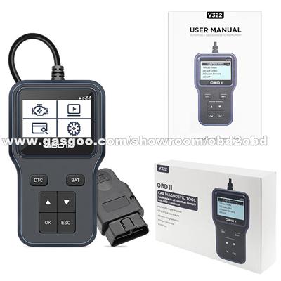 ELM327 V322 OBD2 Scanner OBD 2 Auto Diagnostic Tools For Car Read Fault Code