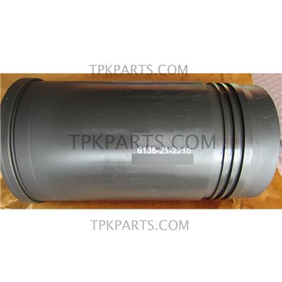 S6D105 Cylinder Liner Sleeve 6137-22-2210 6136-21-2210