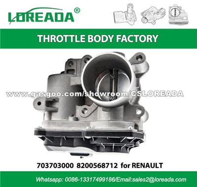 Fuel Injection 40mm Throttle Body H8200284968 8200285017 8200568712 703703000 For RENAULT CLIO 1.0 16V