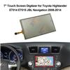 7 Inch Touch Screen Digitizer For Toyota Highlander JBL E7015 Navi LQ070T5GA01/GC01