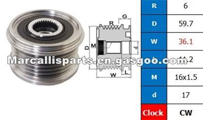 ALTERNATOR PULLEY PW897076, PW911138