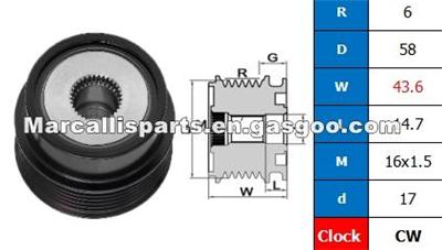 ALTERNATOR PULLEY 37300-2B100, 37300-2B960, 37320-2B100