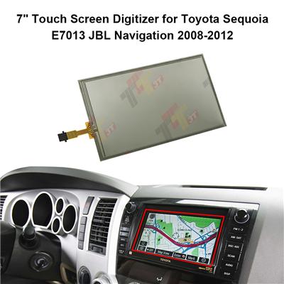 7 Inch Touch Screen Digitizer For Toyota Sequoia JBL E7013 Navi LQ070T5GA01/GC01