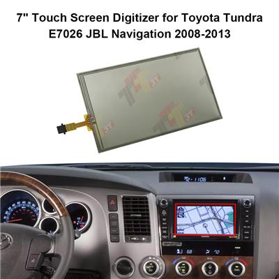 7 Inch Touch Screen Digitizer For Toyota Tundra JBL E7026 Navi LQ070T5GA01/GC01