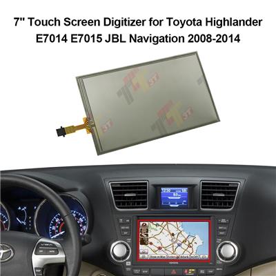 7 Inch Touch Screen Digitizer For Toyota Highlander JBL E7015 Navi LQ070T5GA01/GC01