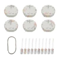 6 GM GMC Stepper Motor X27 168 Speedometer Gauge Repair Kit + 10 Bulbs