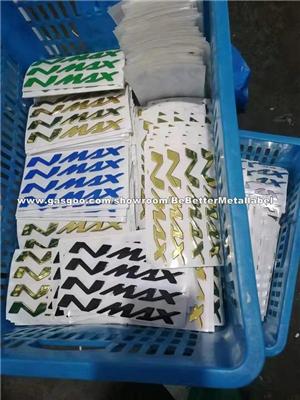 Custom Soft PVC Chrome Sticker