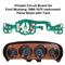 Printed Circuit Board For Ford Mustang 1969-70 Instrument Panel Bezel With Tach - img2