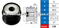 ALTERNATOR PULLEY 5M5Q10344AB, 5M5Q10344AA, 1S4Q10344AB