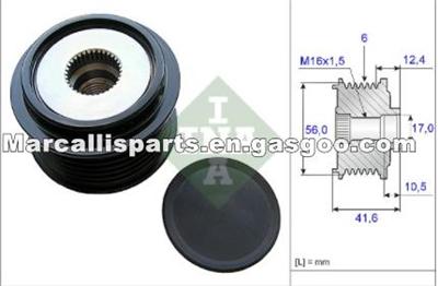 ALTERNATOR PULLEY 06A903023B, 06A903023E, 06A903023F, 06A903023G INA# 535021010