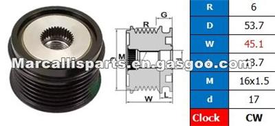 ALTERNATOR PULLEY 77364723, 93192215, 93185282, 6204286, 6204229