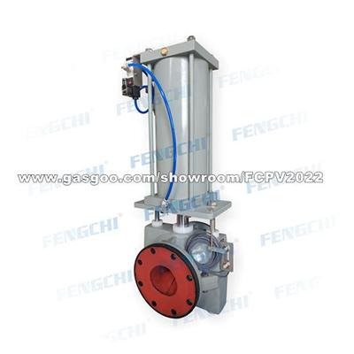 Pneumatic Actuator With Mechanical Spring Pinch Valve