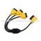 AUTOOL OBD2 Splitter Cable OBD 2 Extend Y Cables 1 To OBD 2 Extend Y Cables 1 To 3 Converter Adapter Wire 50cm J1962M To 3-J1962F OBD2 Extension Cable