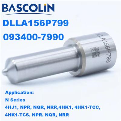 Bascolin Common Rail Nozzle DLLA156P799 156P799 093400-7990 For ISUZU 4HJ1