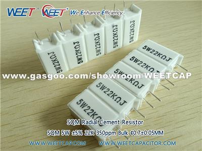 WEET SQM Series Radial Cement Ceramic Resistor