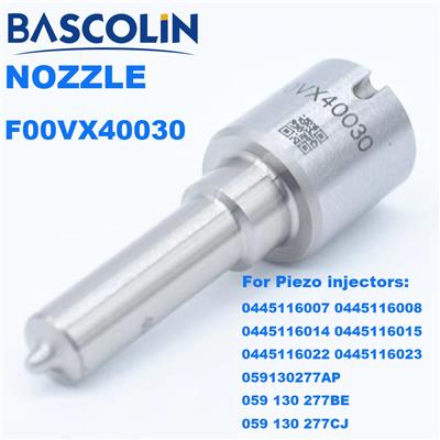 F00VX40030 Bascolin Common Rail Bosch Piezo Nozzle F 00V X40 030 For Injector 0445116007 0445116008 0445116014 0445116015 059130277CJ